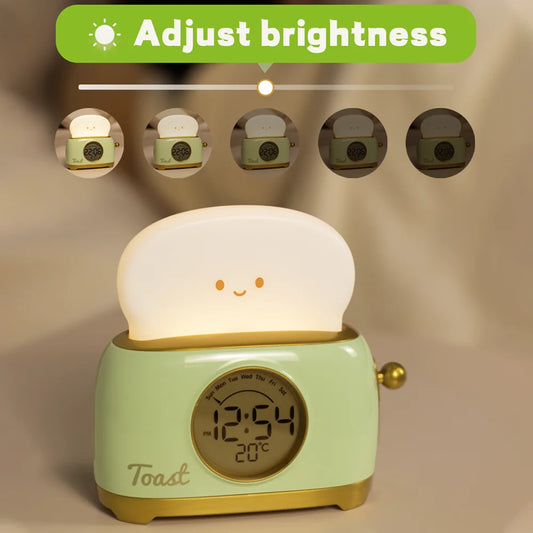 Children's alarm clock with night light "Toaster" - comfort, light and order of sleep