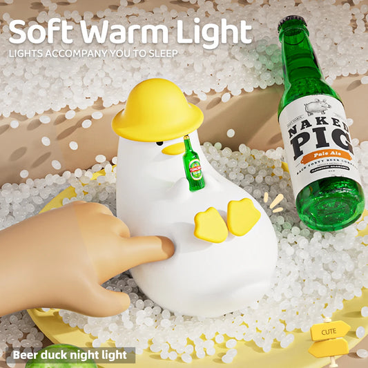 Duck Night Light – Tap to Glow, Smile to Sleep