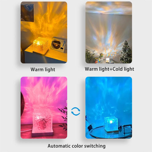 Ripple Light Table Lamp with 16 Colors & Remote Control
