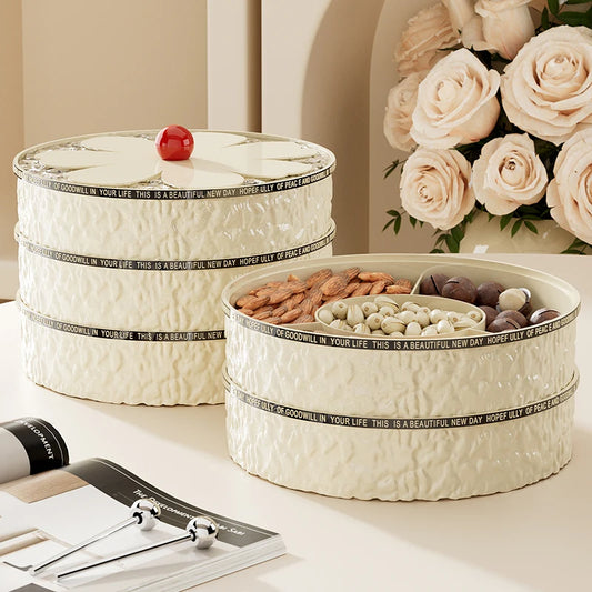 Tiered Snack Box with Lid 🍒