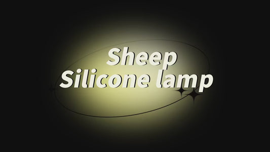 Cute Sheep LED Night Light for Kids – USB Rechargeable, Soft Silicone Bedside Lamp